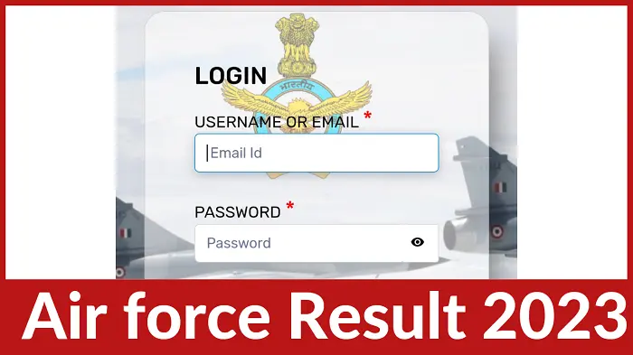 Result Indian Air Force