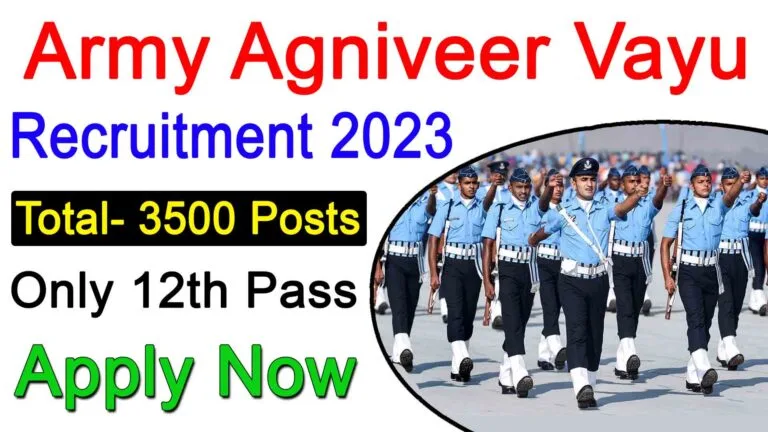 Air Force Agniveer Vayu Recruitment 2023