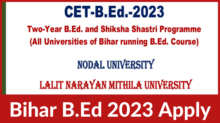 Bihar B.Ed. Admission 2023