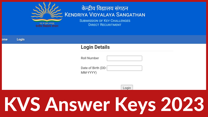 KVS Answer Key 2023